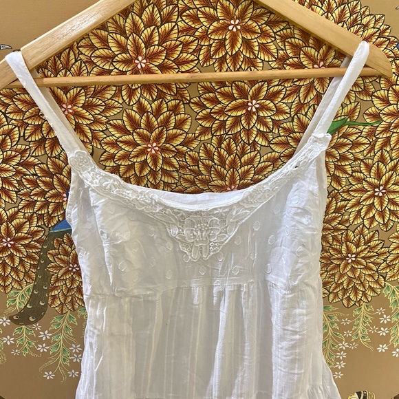 White Shoulder Strap Dress. Size - S - Picture 8 of 12